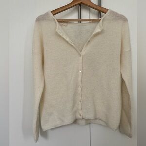 Sezane Gaspard Cream Women's Sweater